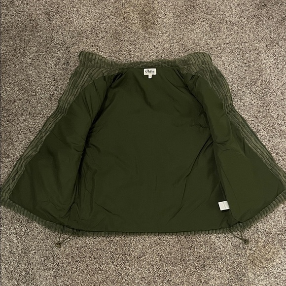 Pulse Boutique Olive Green Corduroy Vest - Picture 5 of 6